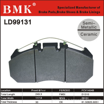 Plaquettes de frein de camion durables (LD99131)